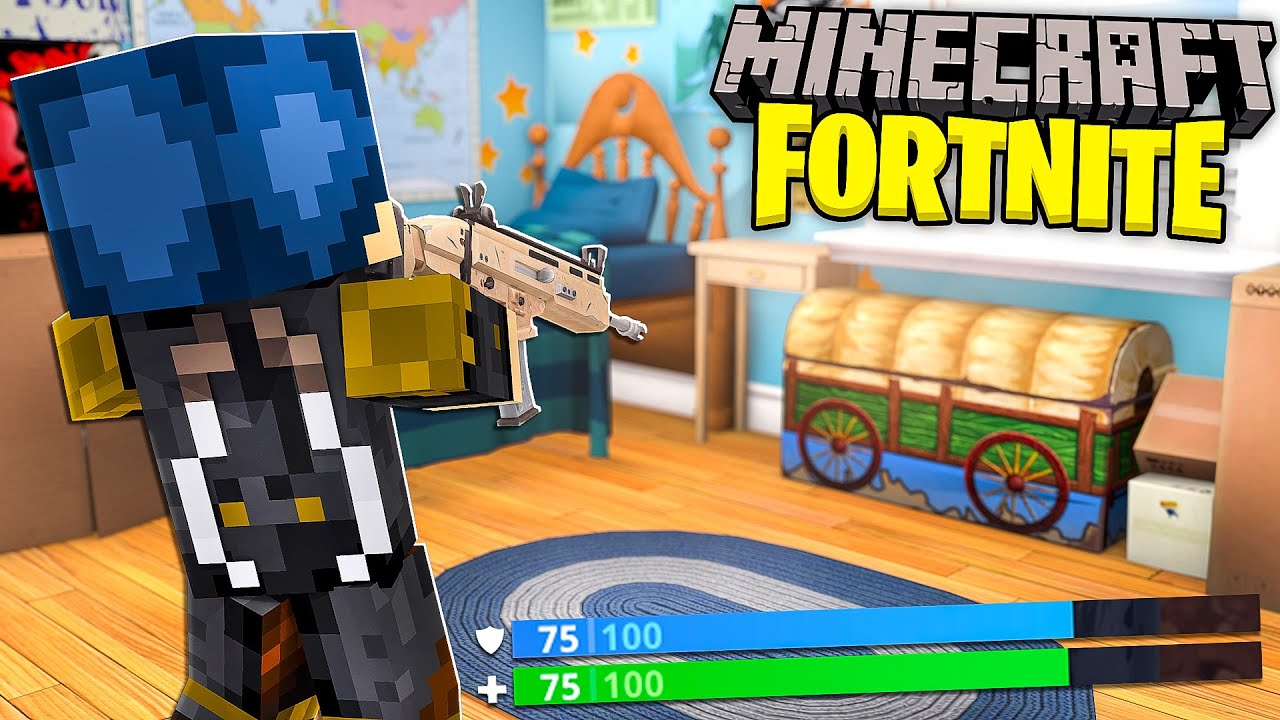 GIOCHIAMO A FORTNITE SU MINECRAFT! *INCREDIBILE*