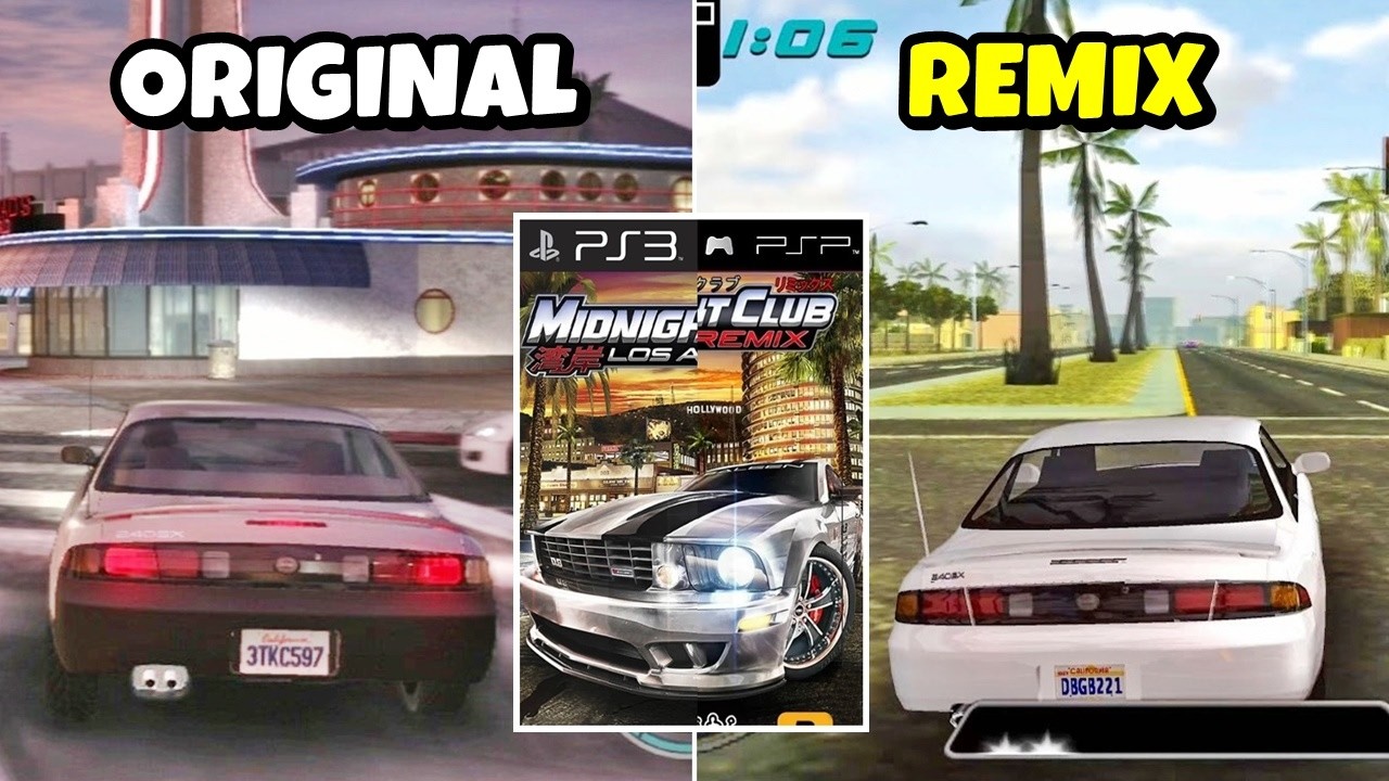 O que muda no Midnight Club LA Remix?