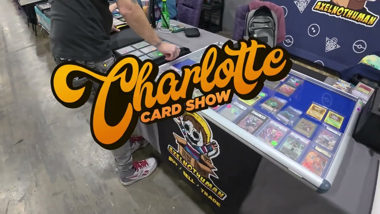 LOOKING FOR GRADABLE CARDS I Charlotte Card Show I Pokemon Buyer POV!!