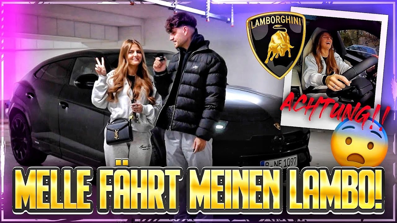 MELINA FÄHRT ZUM ERSTEN MAL MEINEN LAMBORGHINI URUS!🚗👀