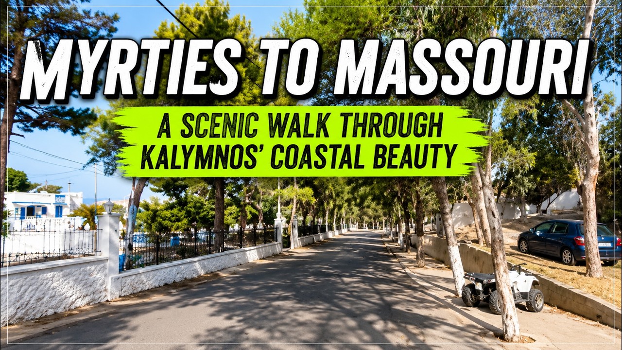 Myrties to Massouri: A Scenic Walk Through Kalymnos' Coastal Beauty