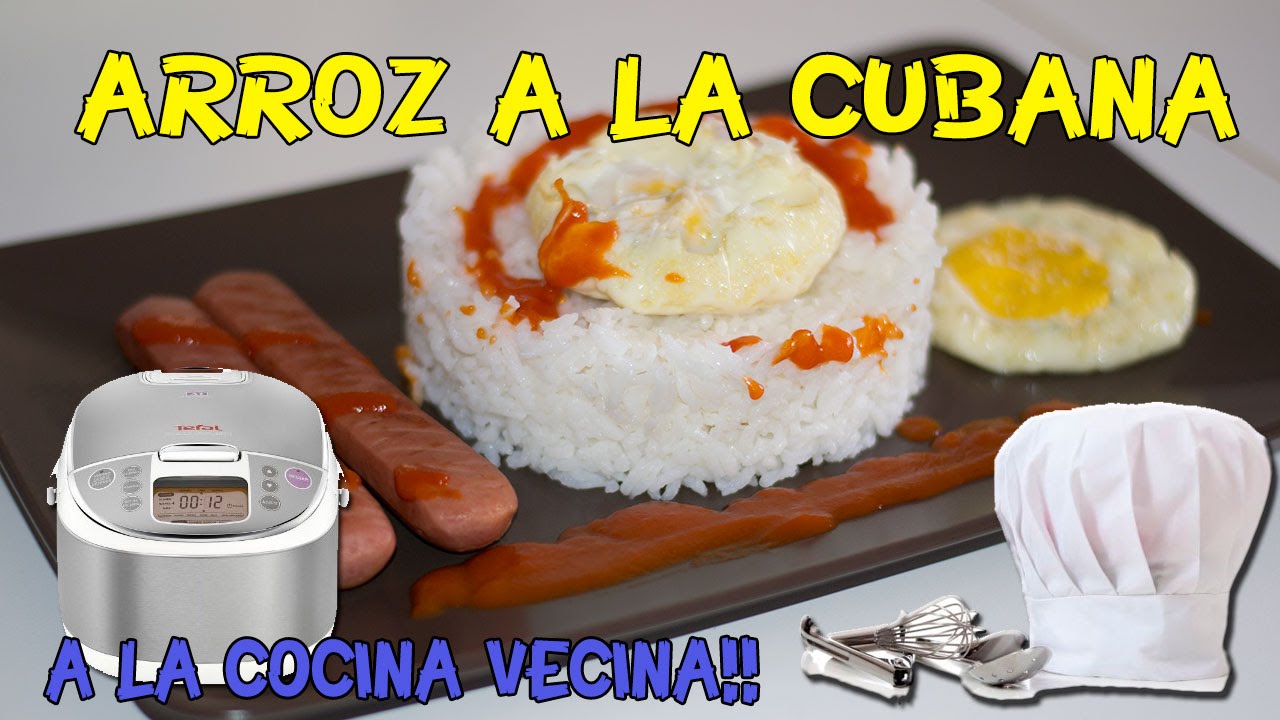 ARROZ A LA CUBANA con huevos escalfados MULTICOOK - A la cocina vecina