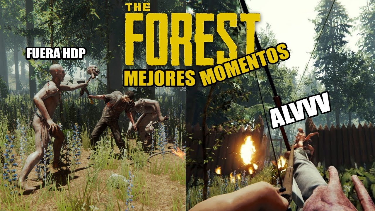 MEJORES MOMENTOS en THE FOREST ft XKIPHU Y XGABOJ