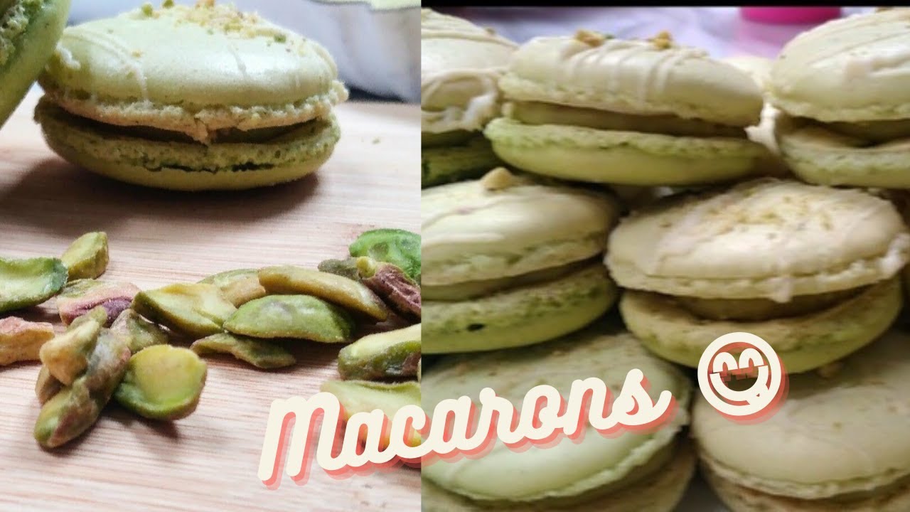 MACARONS A LA PISTACHE