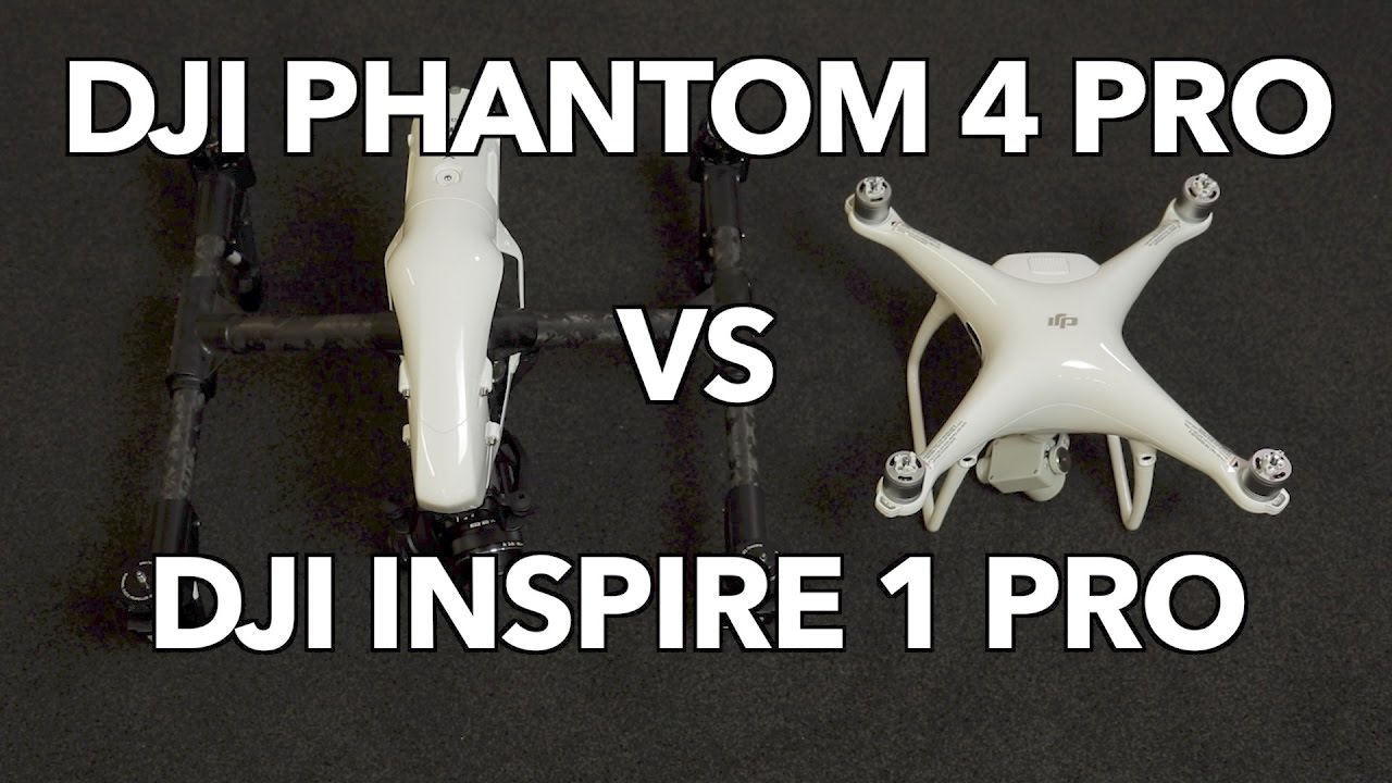 DJI Phantom 4 Pro против DJI Inspire 1 Pro