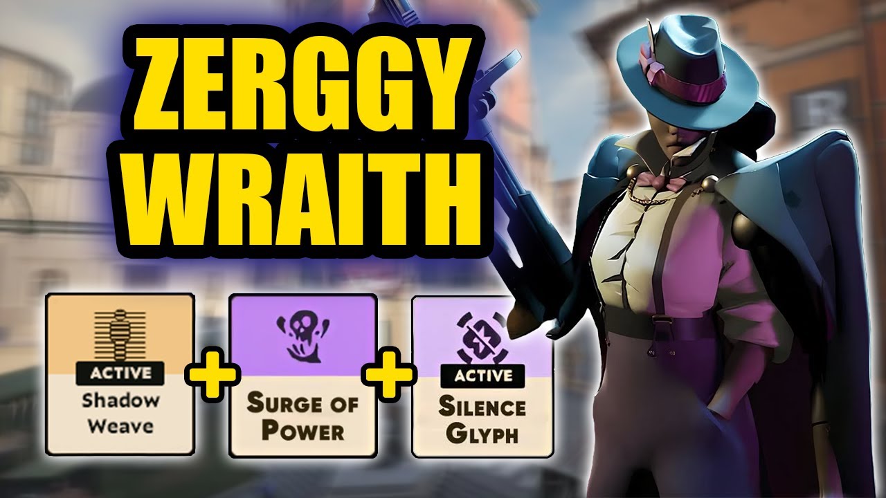 ZERGGY PLAYING WRAITH GAMEPLAY | ALPHA DEADLOCK REPLAY