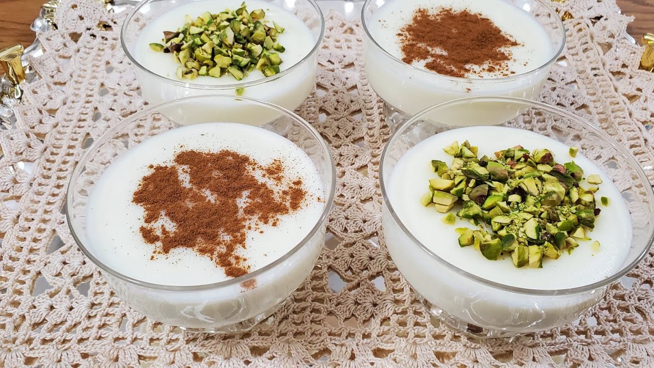 طريقة تحضير المهلبية Easy Delicious Muhallabieh Recipe