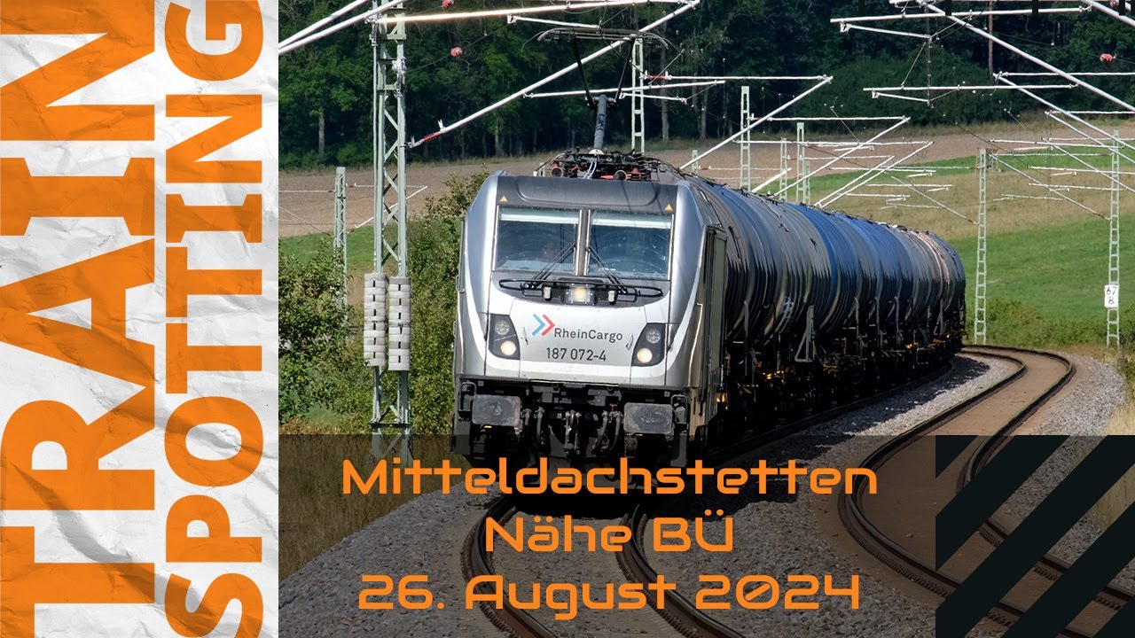 Zügegucken am 26.08.2024 (Teil 1 in Mitteldachstetten) - 4k|UHD|60fps
