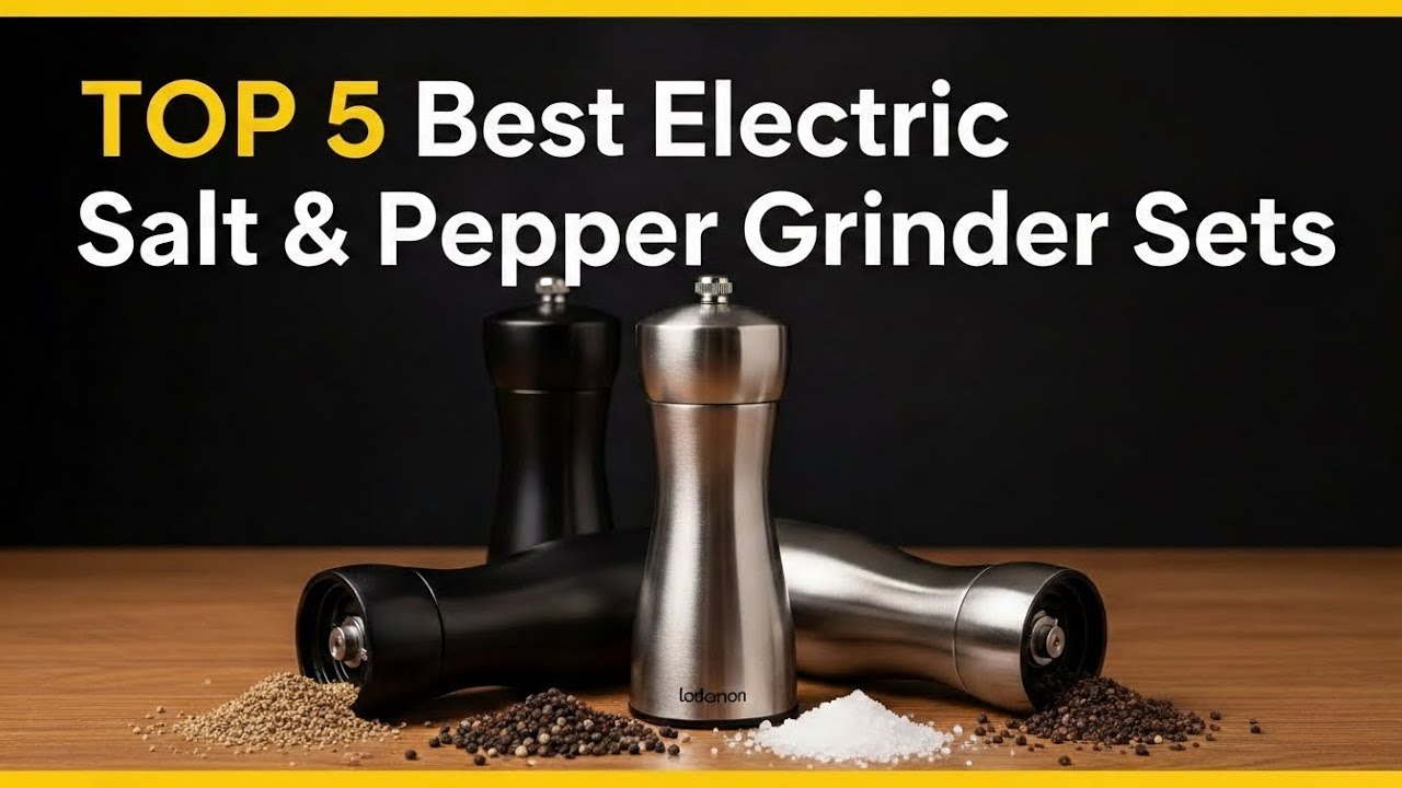 ✅ TOP 5 Best Electric Salt And Pepper Grinder Set