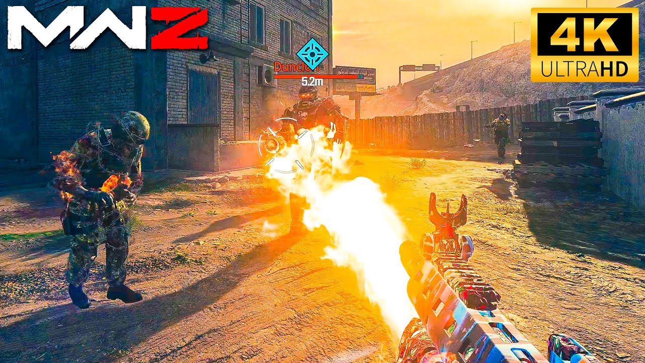 New Flamethrower (PURIFIER) in Modern Warfare Zombies Gameplay 4K No Commentary MWZ MW3