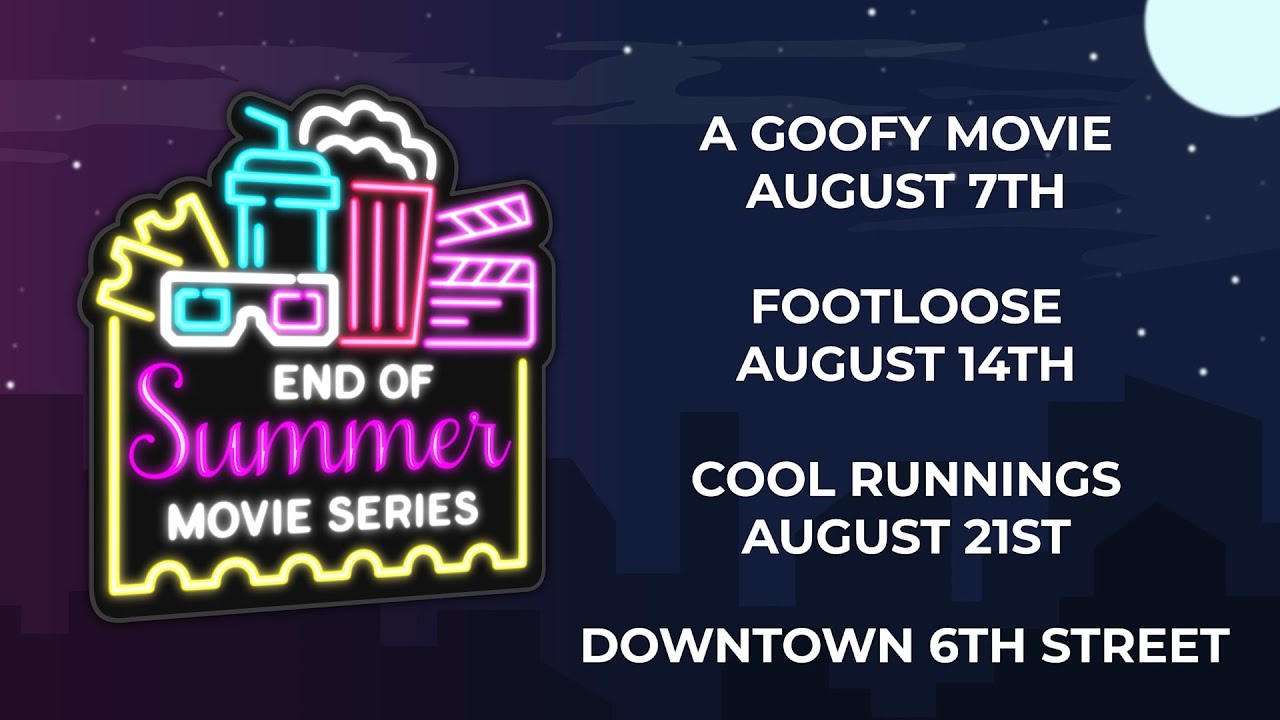 Texas City Presents: The End of Summer Movie Series