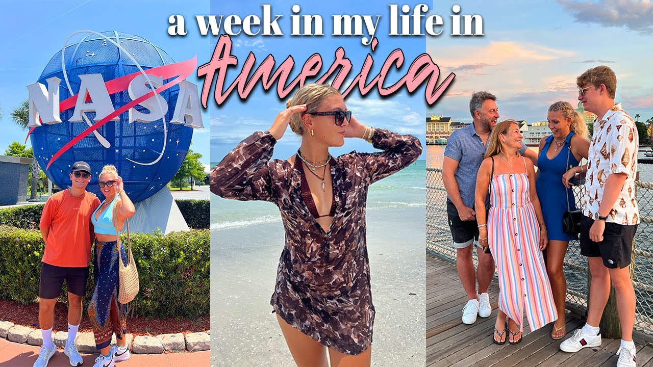 A WEEK IN MY LIFE IN AMERICA 🇺🇸 NASA, St. Petersburg & Lots of Shopping!