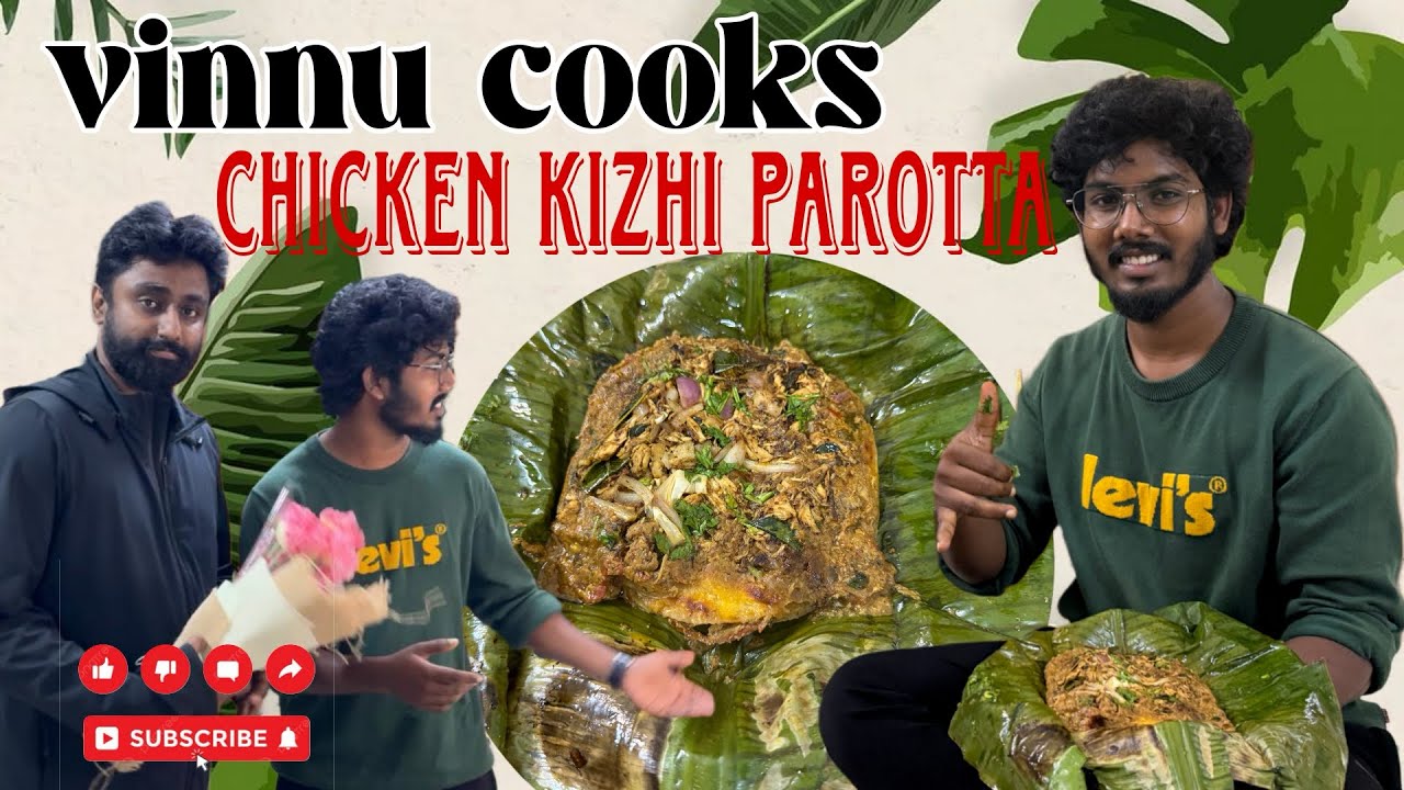 Chicken Kizhi Parotta | @vinnucooks | Madurai Style Recipe 🔥❤️
