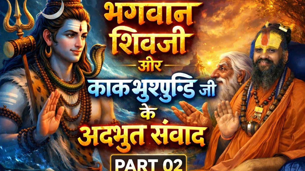 भगवान शिवजी और काकभुशुण्डि जी की चमत्कारिक कथा part 02 | shri rajendra das ji maharaj