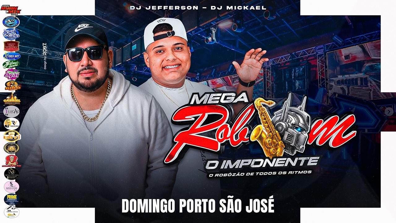 MEGA ROBSOM AO VIVO NO PORTO S&Atilde;O JOS&Eacute; 2026 DJS MICKAEL E JEFERSON