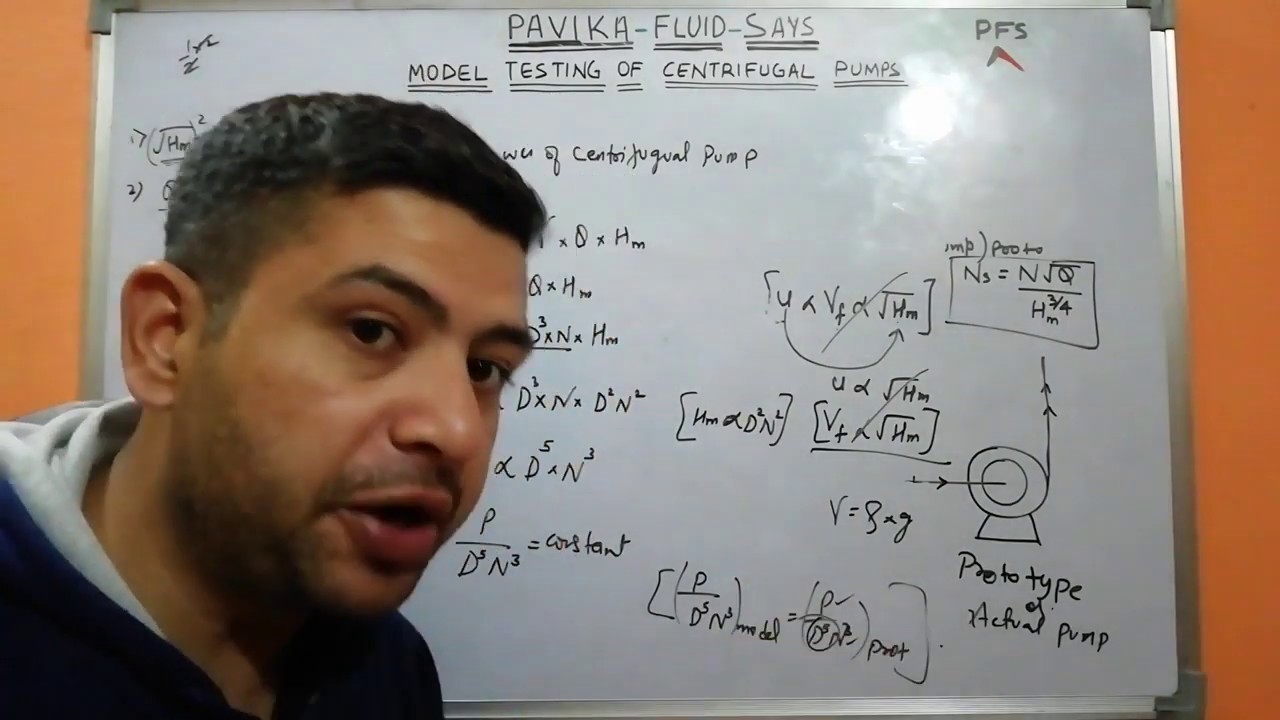 Model testing of centrifugal pumps