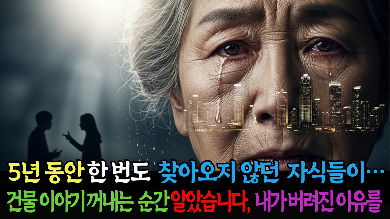 요양원에 버려진 할머니가 사실은 건물주… 면회 한 번 안 오던 자식들이 몰려온 이유/가족드라마/인생사연/막장드라마 /어르신이야기 /현실이야기 /오디오북