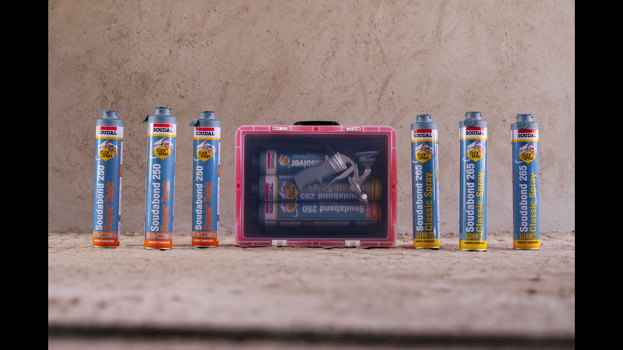 Soudal lanza el innovador sistema Click&Spray para el pegado de materiales aislantes