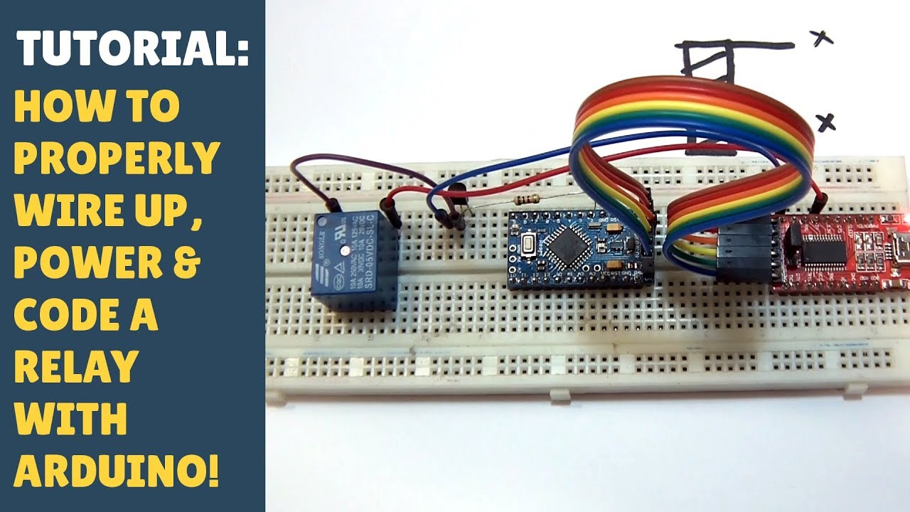 TUTORIAL: How to Properly Wire up, Power & Code a Relay with Arduino! Songle 05VDC Module - Simple!