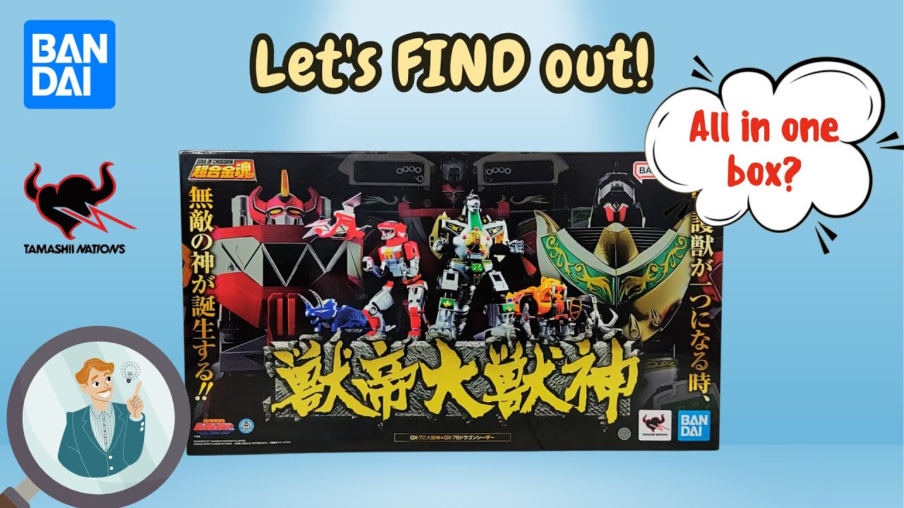 Unpacking the Hype Around Bandai SOC Boxset GX-72 GX-78 Daizyujin & Dragon-Caesar Toy Review