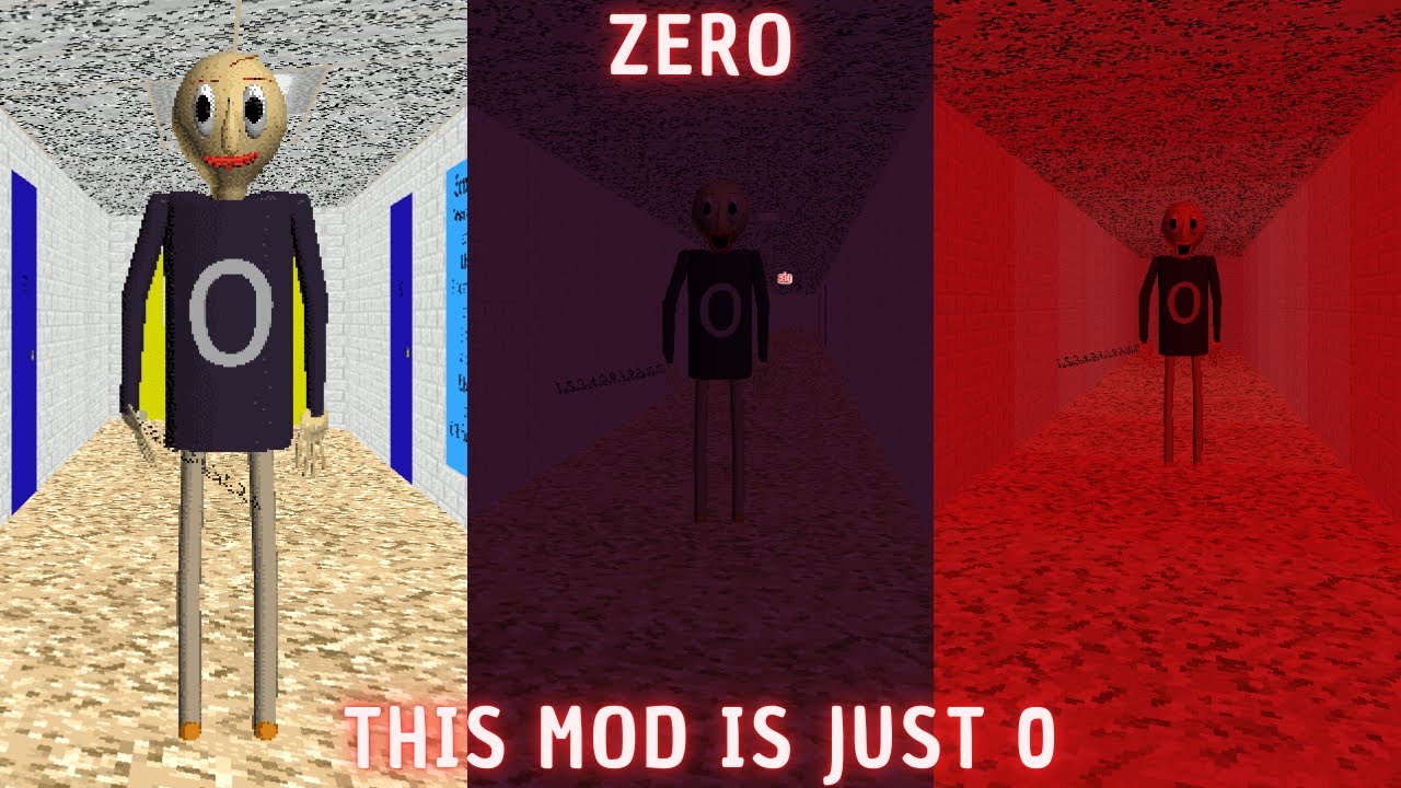 3x0=0, верно? А ещё, этот мод — это весело!! - Zero - Baldi's Basics Mod