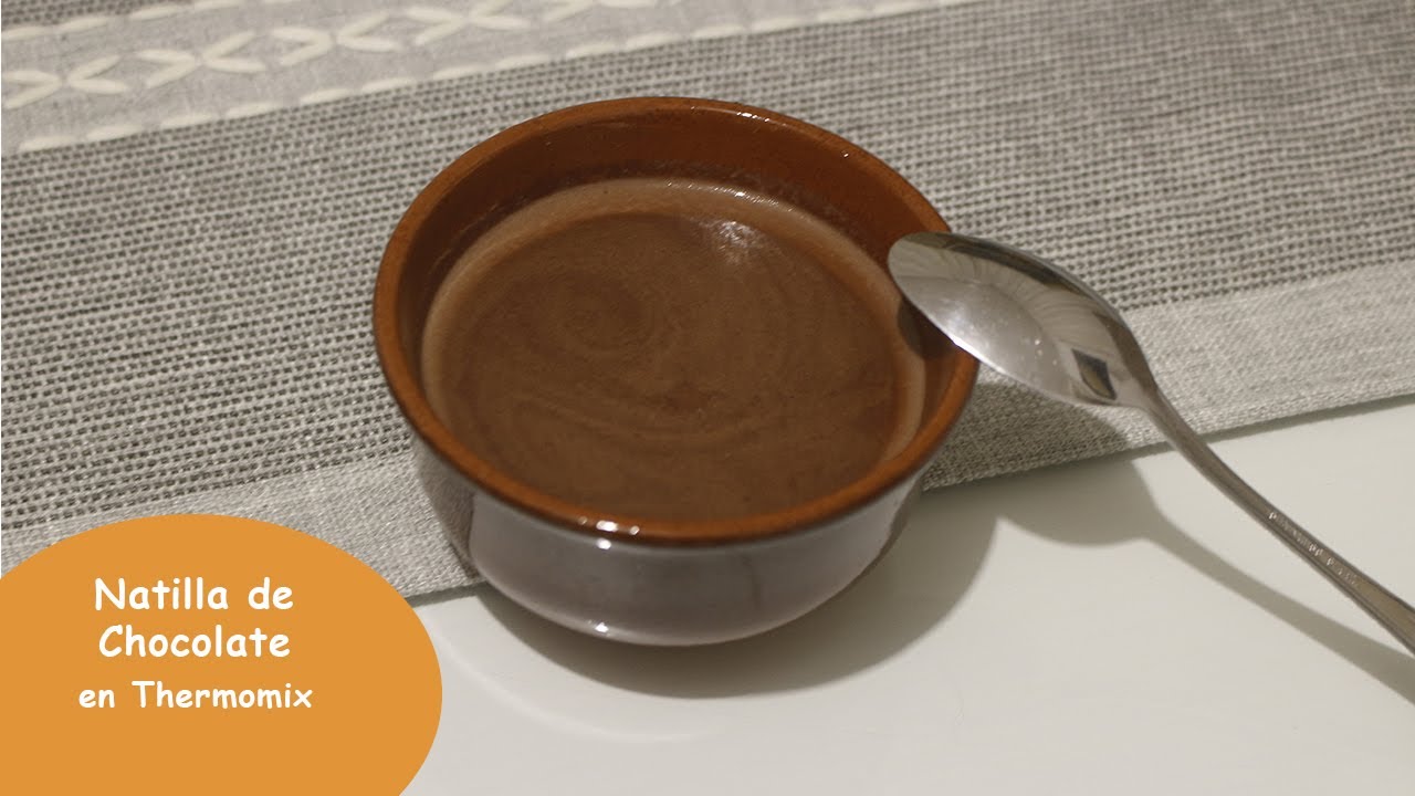Natilla de chocolate en thermomix