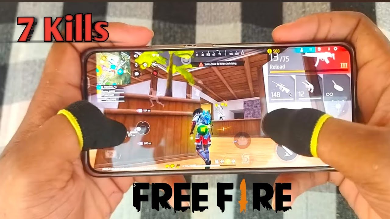 HANDCAM ⚡ Vivo T4 5G Free Fire Max Gameplay