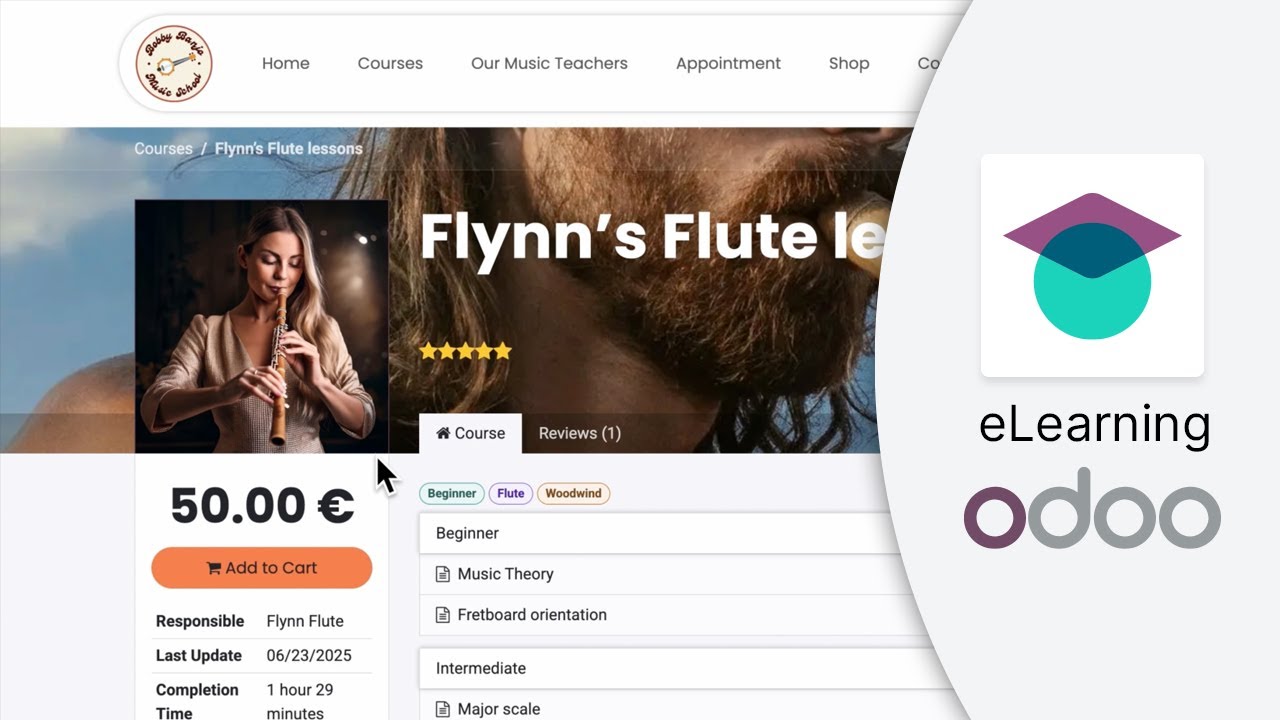 Odoo eLearning — создайте свой онлайн-курс за считанные минуты