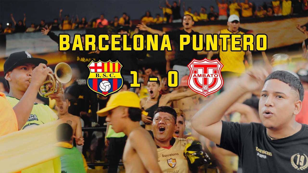NUEVO PUNTERO! Barcelona SC vs Técnico Universitario (1-0) | Sur Oscura Ecuador 2023