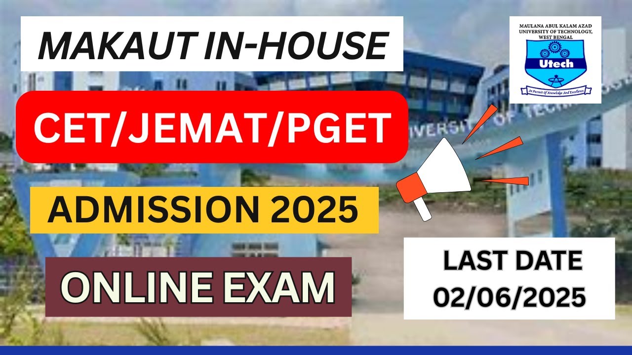MAKAUT UG/PG ADMISSION 2025 Full Guide | Eligibility, Fees,Exam Pattern,Dates #makaut_exam  #cet2025
