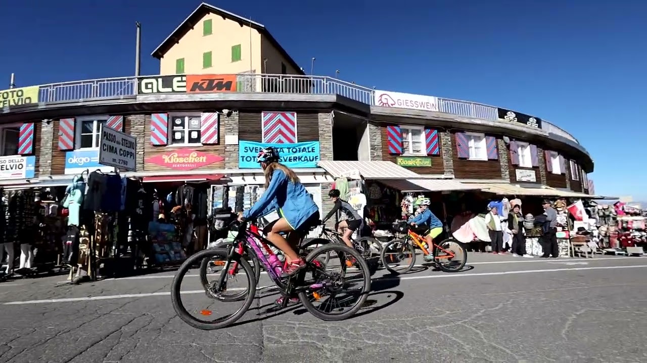 Jak se jezdí do nebe - Passo dello Stelvio s rodinou na kolech