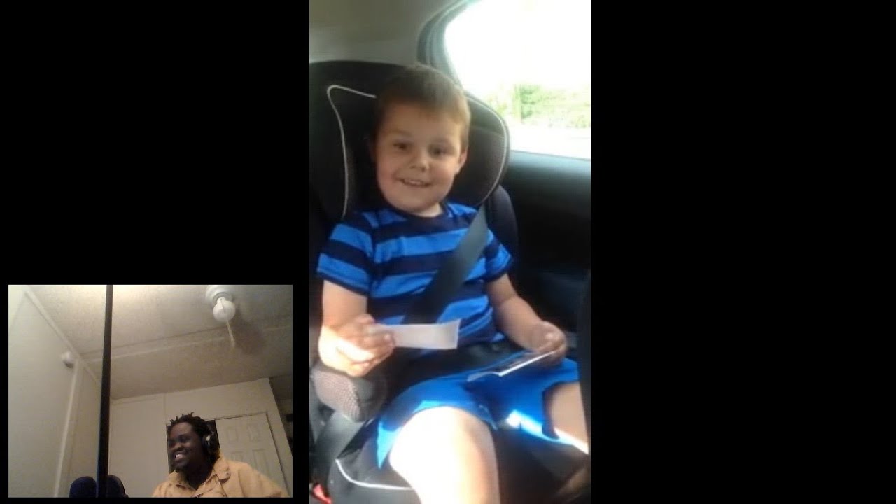 DustDaRapper React: My 5yr olds reaction to becoming a big brother.