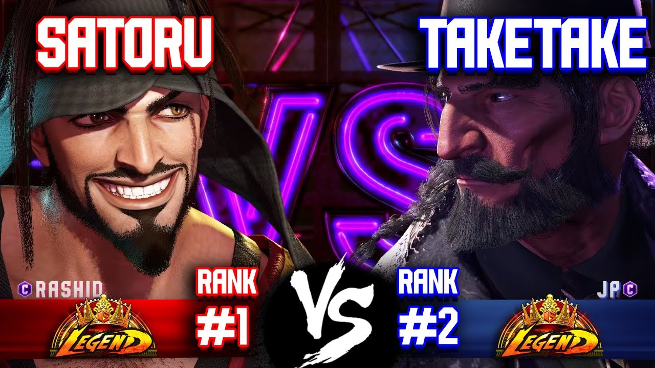 SF6 ▰ SATORU (#1 Rank Rashid) vs TAKETAKE PIANO (#2 Rank JP) ▰ High Level Gameplay