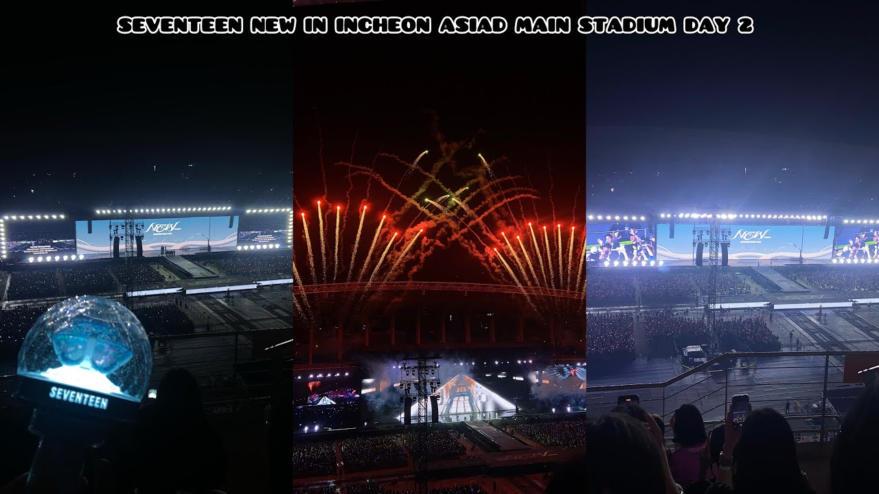 ⌞CARAT FANCAM⌝ 250914 SEVENTEEN WORLD TOUR NEW IN INCHEON ASIAD MAIN STADIUM DAY 2 HD 4K 세븐틴 콘서트 인천 