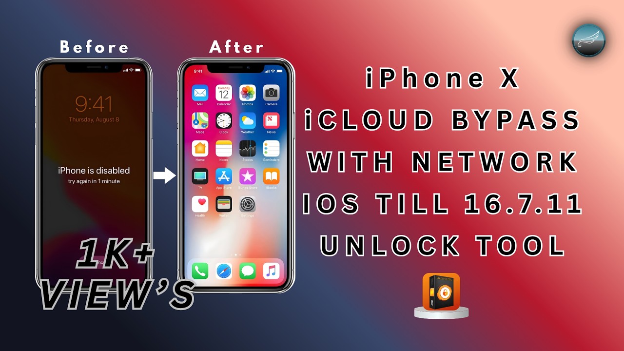 iPhone X Disabled iCloud Bypass With Network iOS Till 16.7.11 | 100% Working | Unlock Tool