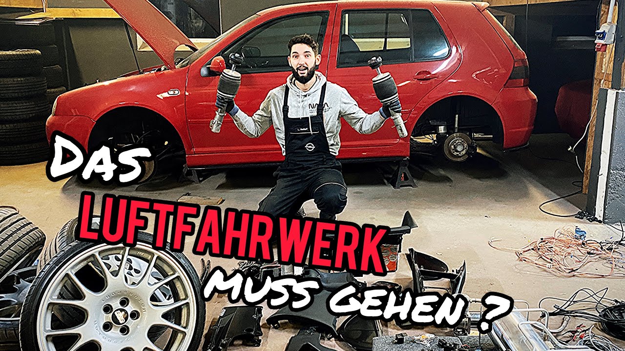 GOLF 4 GTI I Wieso kommt das Luftfahrwerk wieder raus ? 😳 | ST XTA Gewindefahrwerk Einbau