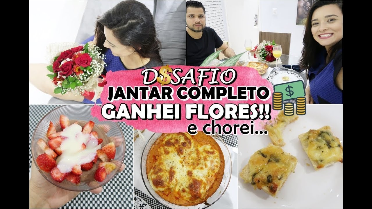 JANTAR COMPLETO com 50 REAIS Ft. Vida a UM | DESAFIO do JANTAR