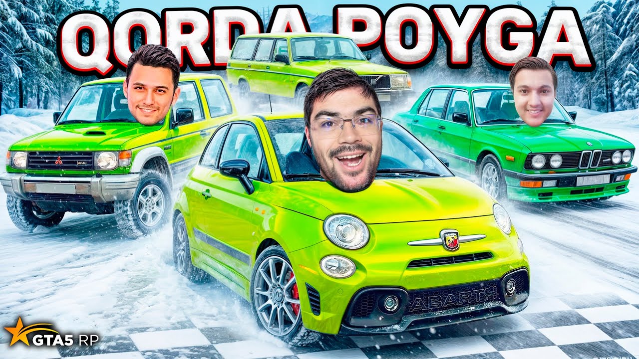QORDA EKSTRIMAL POYGALAR YANGI MASHINALARDA JANG QILDIK (GTA 5RP)