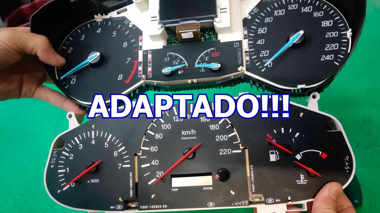 Adaptando Painel do Focus no Escort Zetec