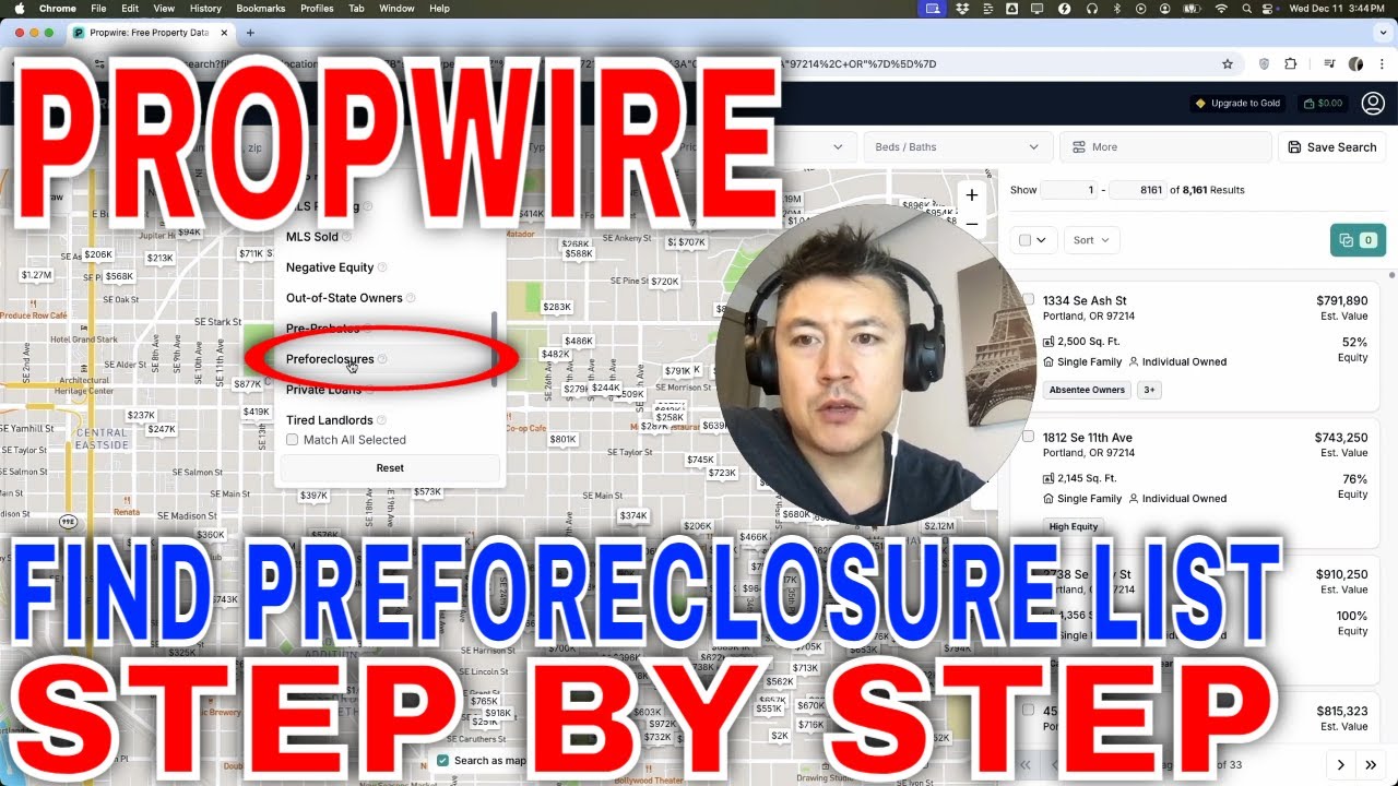 ✅ How To Find Pre Foreclosure List On Propwire 🔴