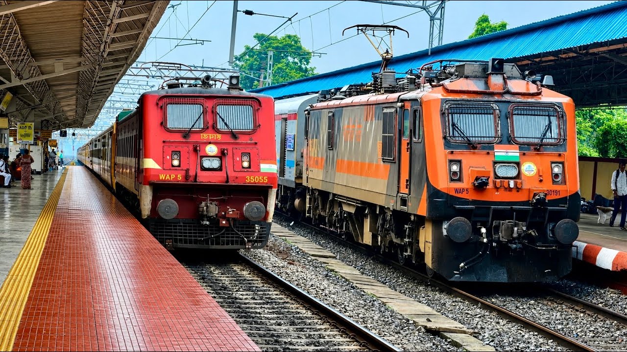 Non-Stop High Speed Action at Belur Station | Express & EMU Local Train Spotting