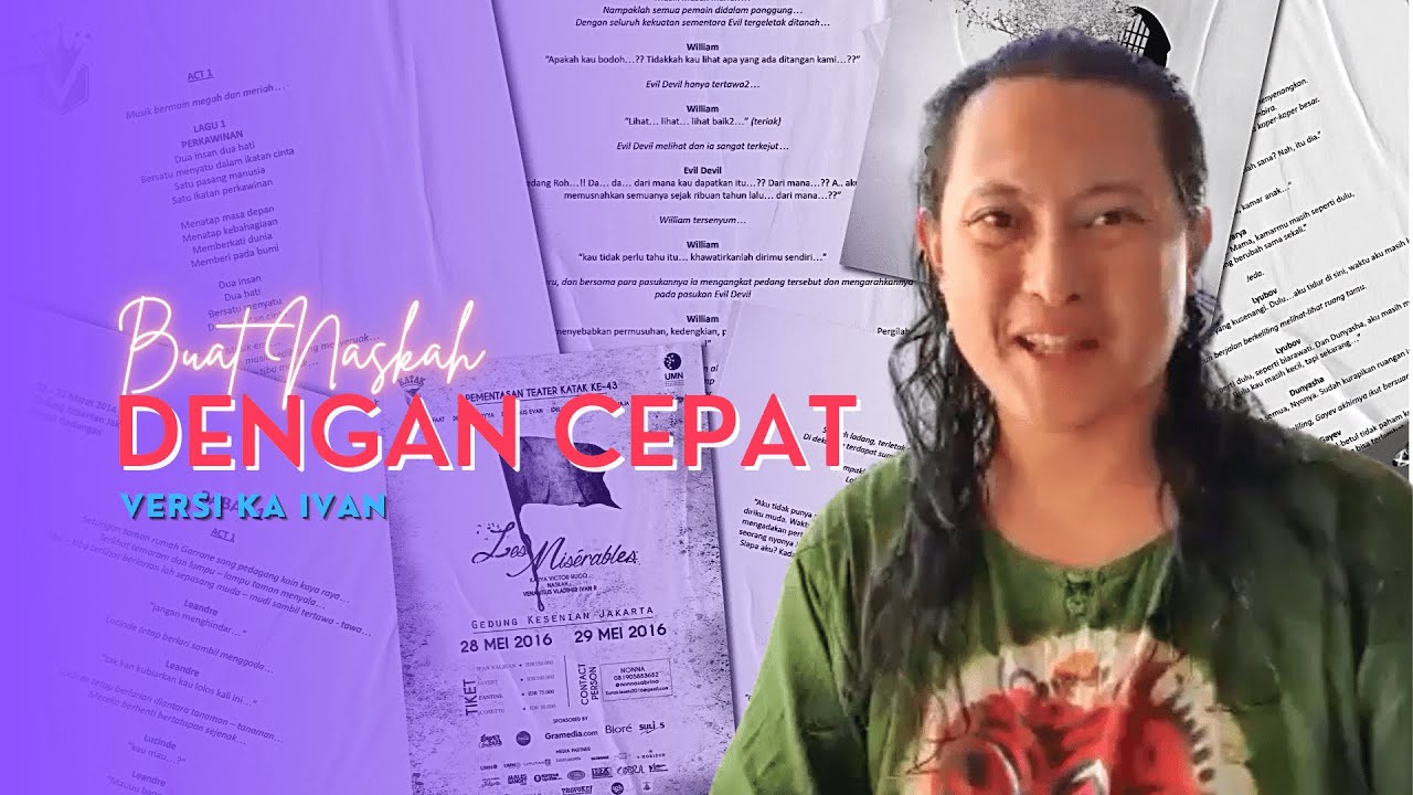 Cara Cepat Menulis Naskah Teater