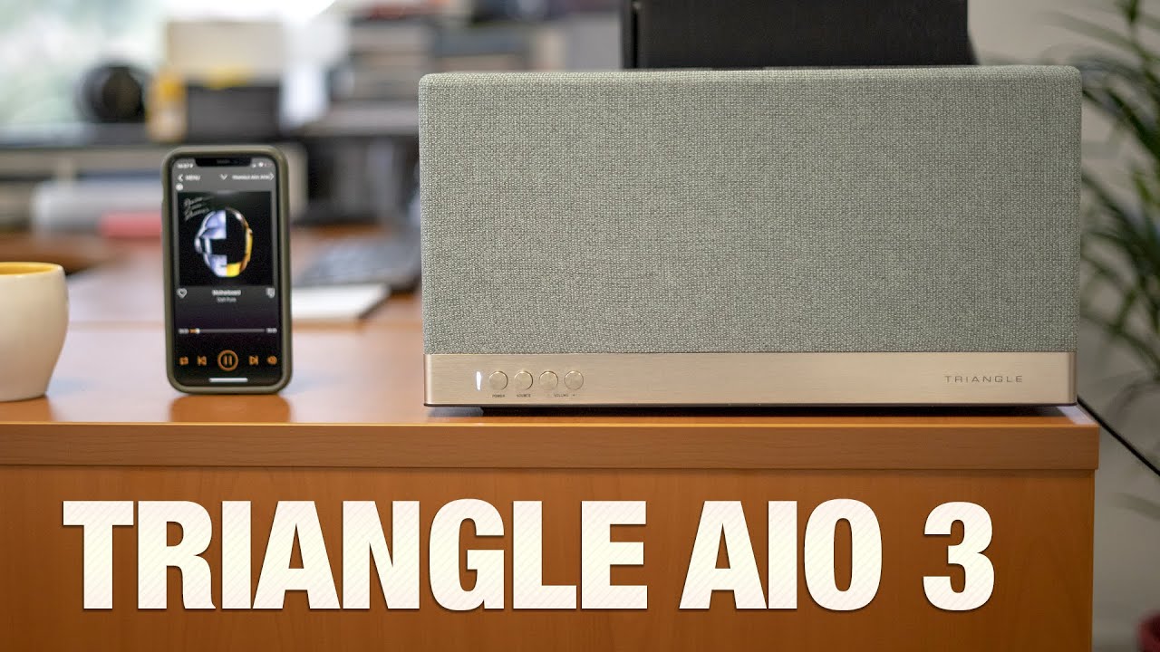 Triangle AIO 3 : une incroyable enceinte hifi connect&eacute;e