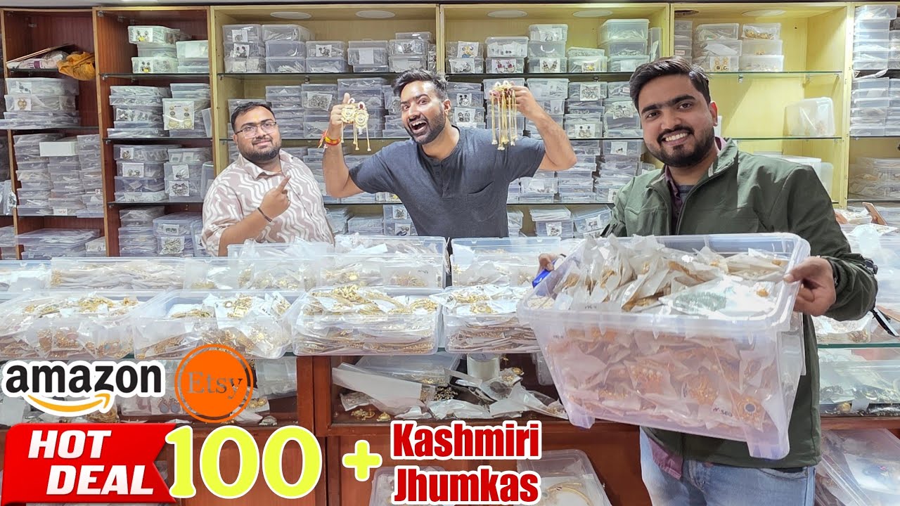 1st Premium Kashmiri Earrings Jhumka Manufacturer in India | Brass Kashmiri Jhumka