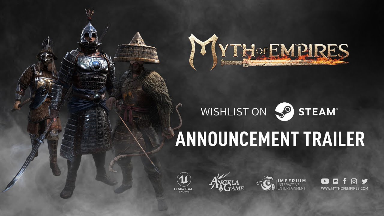 Myth of Empires - Closed BETA Trailer 2021 - New OPEN WORLD & BUILDING Game