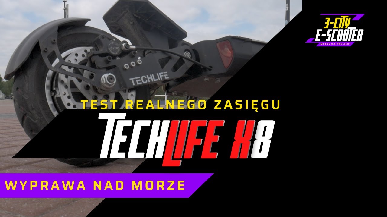 TechLife X8 - Test REALNEGO zasięgu (Vlog)