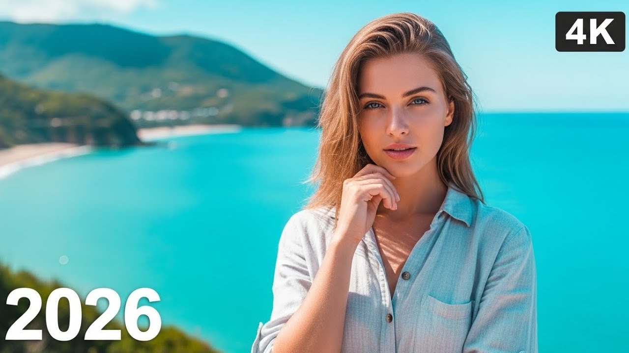 Slow Living Sounds 🌊 Tropical Deep House Chill Out 2026 | 4K UHD