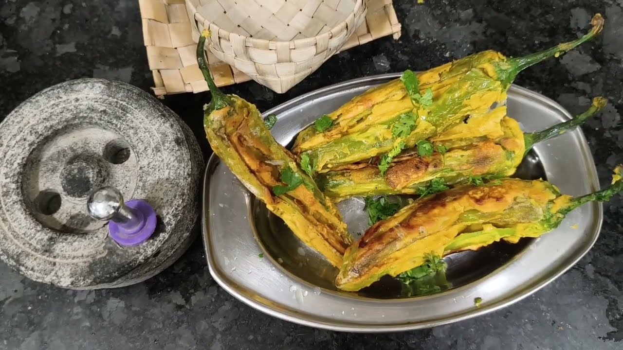 Chatpatit Bharli Mirchi Recipe #food #cooking#bharlimirchi