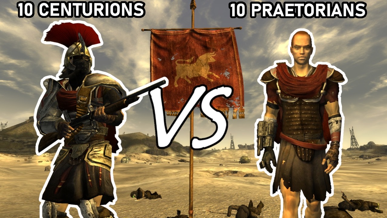 Who is BETTER? 10 Centurions or 10 Praetorians? [WA] | Fallout New Vegas npc battles