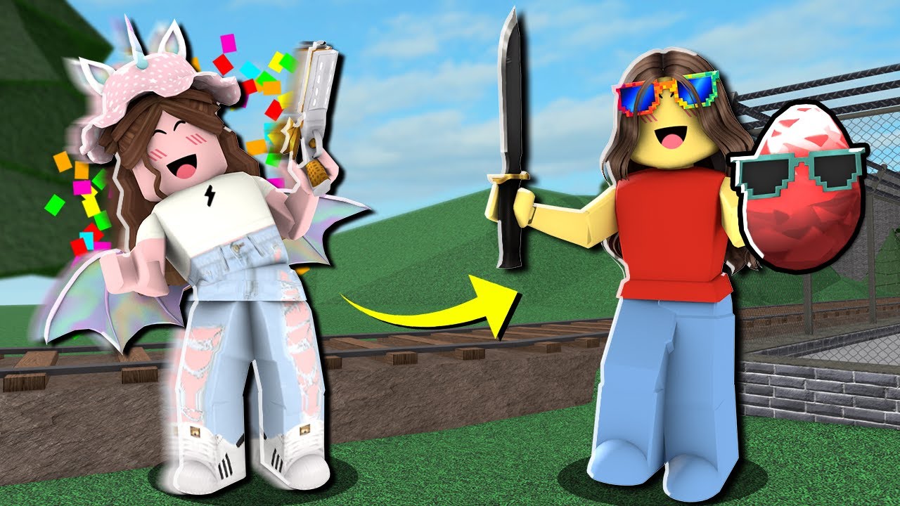 me TRANSFORMEI em RARE EGG toda VEZ QUE MORRI, então me VENCERAM todas.. (Murder Mystery 2)
